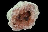 Pink Amethyst Geode Half - Argentina #127278-1